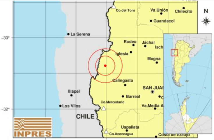 Un sismo de magnitud 4.7 se registró en San Juan y fue percibido en distintas&nbsp;zonas